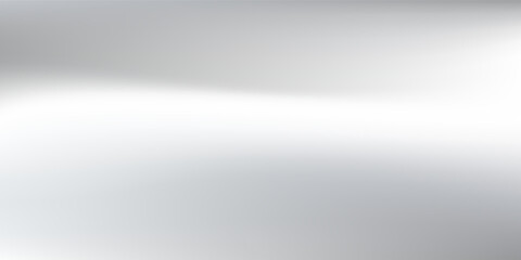 Silver simple foil background with metal mirror texture. Chrome gradient surface with light gloss vector abstract modern