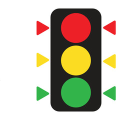 traffic signal light.vector symbol