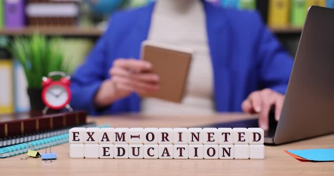 Focused study session in a vibrant space with exam-oriented materials and engaging distractions
