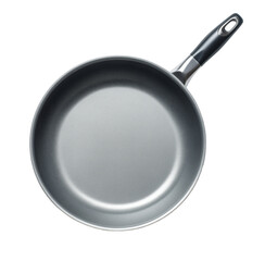 Stainless steel frying pan with non-stick coating