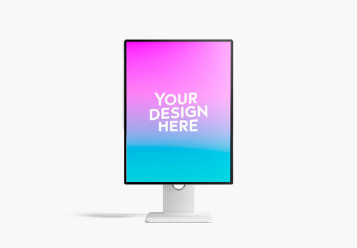 Monitor Vertical Mockup