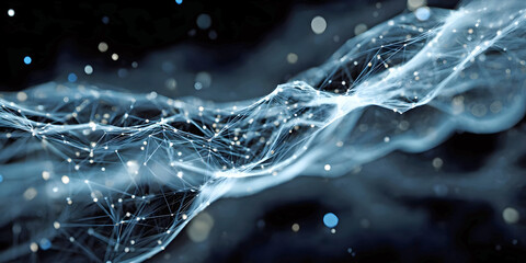 Digital Pulse: Mapping the Neural Web, ai generated.