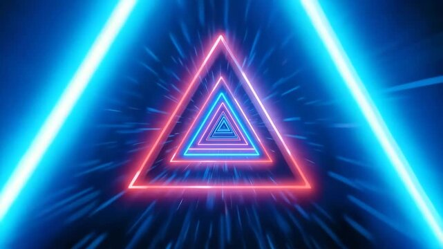 Abstract blue background design with glowing star sign illustration, vector art