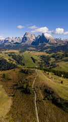 Seiser Alm Dolomites: Aerial Alpine Landscape