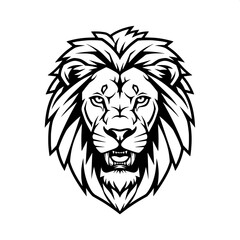 lion head vector illustration