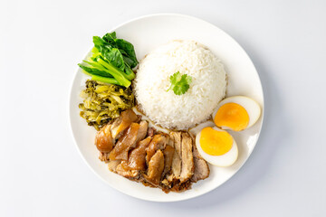 Pork Leg Stew over Rice (Kao Ka Moo)