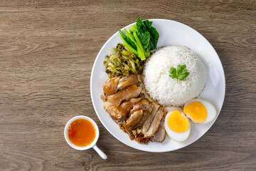 Pork Leg Stew over Rice (Kao Ka Moo)