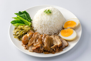 Pork Leg Stew over Rice (Kao Ka Moo)