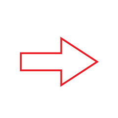 Outline Arrow Icon | Minimal Direction Symbol