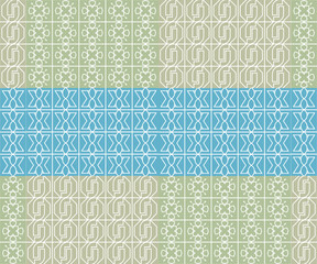 Trendy Botanical Floral Seamless Pattern Vector with Colorful Leaves and Decorative Nature Elements