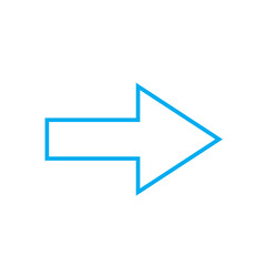 Outline Arrow Icon | Minimal Direction Symbol