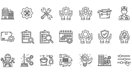 set of vector icons