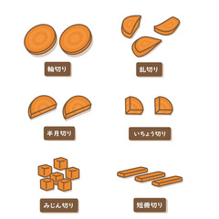 にんじん　切り方セット