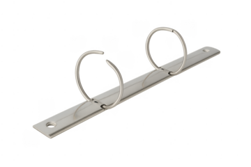 Metal ring binder mechanism for office stationery organizing