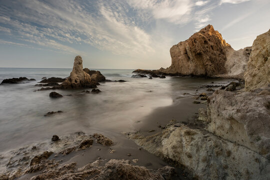 Wild cove in the volcanic complex of Cabo de Gata-Nijar Natural Park, Spain
