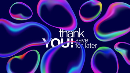 Rainbow holographic drops with iridescent fluid textures. Transparent liquid glass spheres and abstract gradient bubbles create dreamy crystal effects with purple blue pastel colors