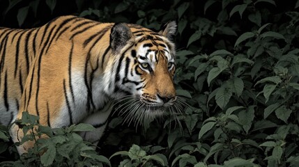Tiger in Foliage