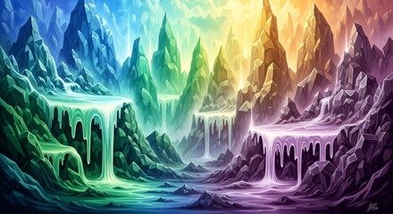 Geometric Crystal Dissolution Landscape