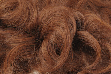 Fototapeta premium wavy brown synthetic waves lace wigs