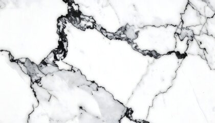 Obraz premium High-contrast black and white marble texture with bold natural veining, ideal for luxury branding, product mockups, and elegant surfaces.