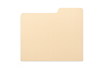 Manila file folder for business document organization