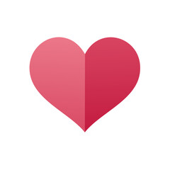Pink Heart Symbol Illustration - Love, Romance, Valentine's Day, Medical, Charity, and Graphic Design