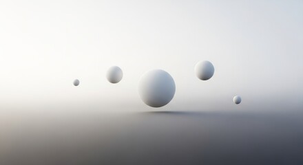 Minimal Matte Spheres in Fog Gradient