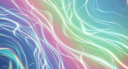 Refracted Prism Light Haze Background