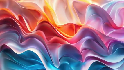 Video A vibrant and colorful abstract background, perfect for use in designs where a pop of color is needed