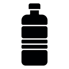 Water Bottle Icon Template – Clean Hydration Symbol