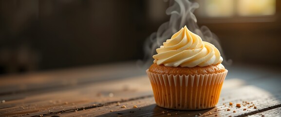 homemade fresh cupcakes baked and frosted