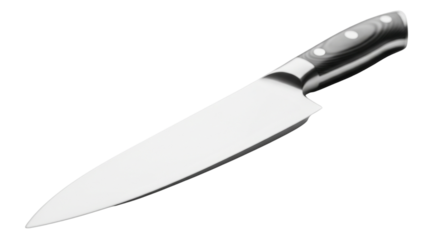 Chef’s Knife Stainless Steel Blade PNG