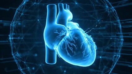 Digital organ simulation interface with Surgeons examine patient organ using effect technology innovation style featuring medical - Powered by Adobe