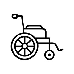 wheelchair icon vector