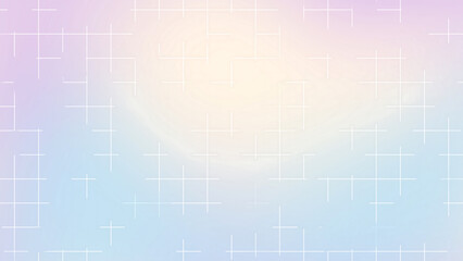 Soft Girly Pastel Grid Line Gradient Background