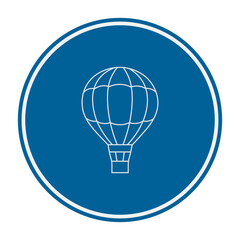 Obraz premium Hot Air Balloon Travel Icon