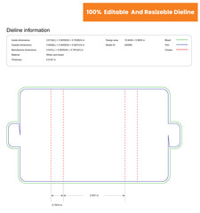 handshake sleeve dieline die lines packaging custom dieline  box cardboard box dieline pizza box dieline printable product packaging layout,
