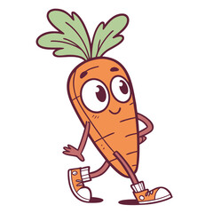 funny cartoon carrot