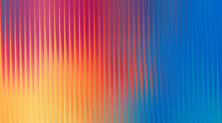 Vibrant Abstract Vertical Stripes Background Warm Yellow Orange Pink and Cool Blue Gradient Texture for Modern Design
