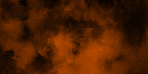 Abstract black and ORANGE fantasy watercolor background abstract fire flame grunge texture background .Old vintage grunge pattern distressed bright ORANGE paper .decorative pattern background