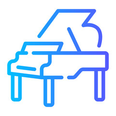 piano gradient icon