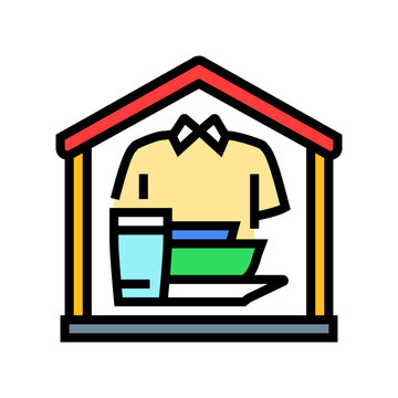 basic needs color icon vector illustration