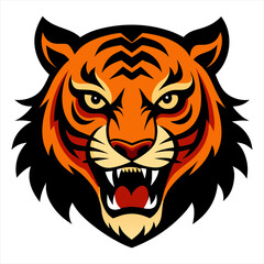 tiger head vector