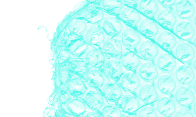 Bubbles  Pattern Aqua Fluid Element Effect on Transparent Background