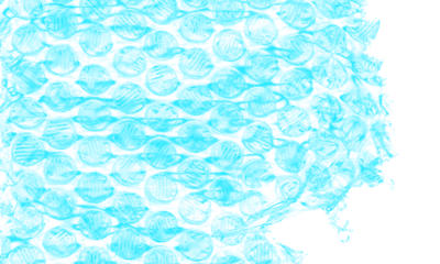 Bubbles  Pattern Checkered cyan design overlay with transparent texture