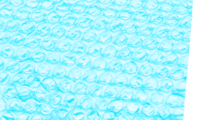 Bubbles Pattern Light blue abstract wave pattern texture on transparent backdrop