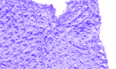 Bubbles  Pattern Violet abstract fluid wave texture with transparent background