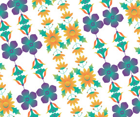 Minimalist Geometric Flower Texture Vector Illustration for Stylish Modern Backdrops