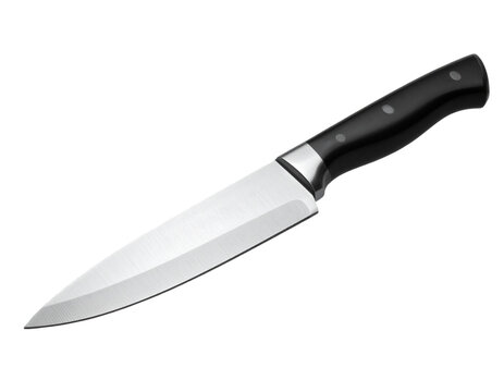 Professional kitchen knife with a sleek stainless steel blade and ergonomic handle fo