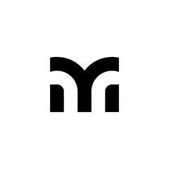 Fototapeta premium Modern Abstract Letter M Monogram Logo Design